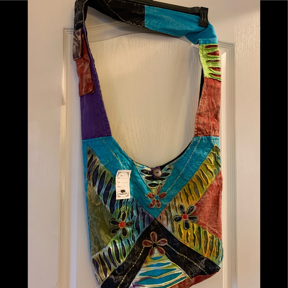 Boho chic bag.